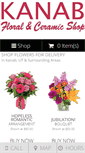 Mobile Screenshot of kanabfloralandceramicshop.com